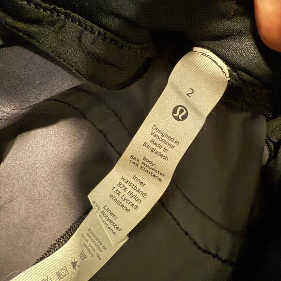 Lululemon Track That Short 5" Running Heritage Camo Black Grey 2 No Liner - Picture 4 of 8